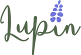 Lupin Dining logo Lupin written in cursive text.